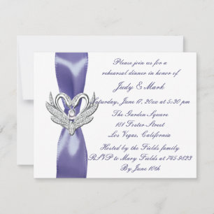Convite para Janto de ensaio Veri Peri Silver Swan
