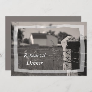 Convite para Janto de Ensaios de Casamento de Faze