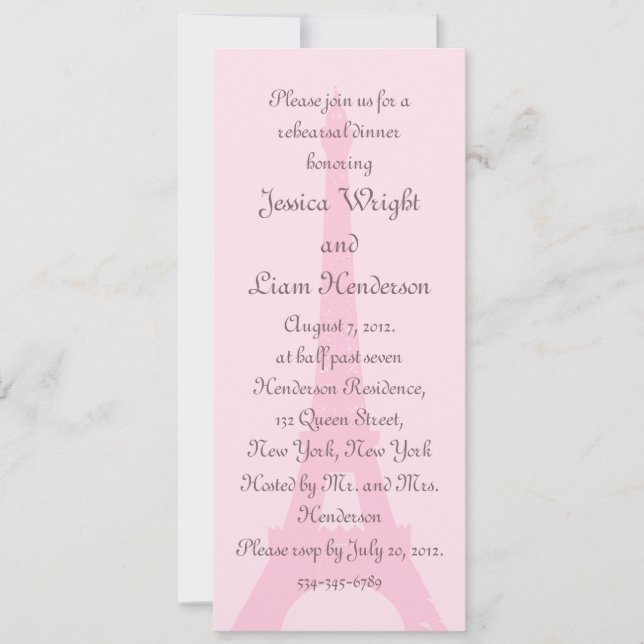 Convite para Janto de Ensaios de Paris bonito (Frente)