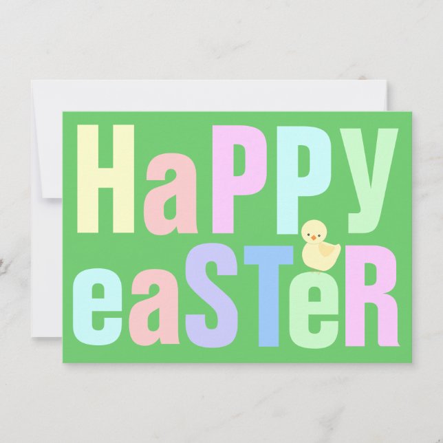 Convite para Janto de Felzs pascoa (Frente)