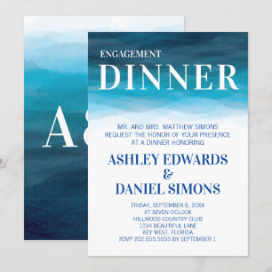 Convite para Janto de Noivados de Casamento de Ond