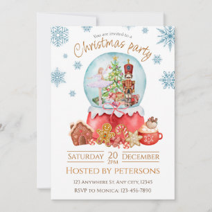 Convite para Janto Nutcracker Feriado de Natal