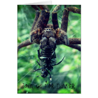 Convite para Janto Spider Halloween