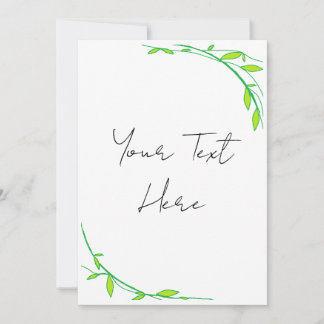 Convite para Jardim Verde