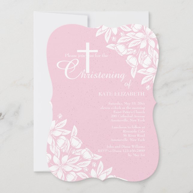 Convite para Jasmim Branco (Frente)