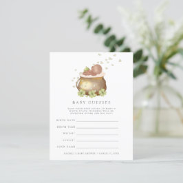 convite para jogos de adivinhação do chá de fralda