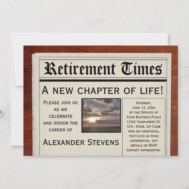 Convite para Jornais de Festas de Reforma (Frente)