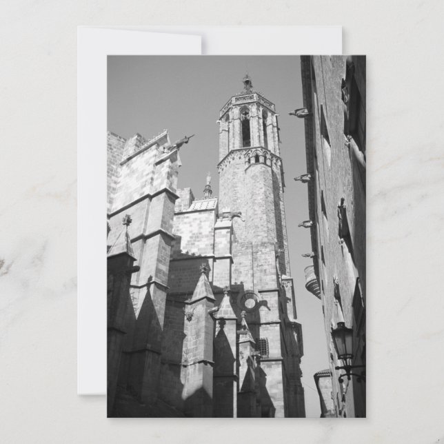 Convite para La Catedral Gargoyle (Barcelona, Espa (Frente)