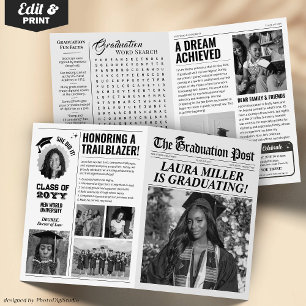 Convite para lançamento de jornal para graduação e