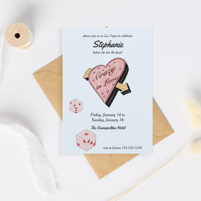Convite para Las Vegas Bachelorette (Criador carregado)