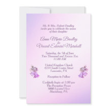 Convite para lavandas de Sinais de Casamento