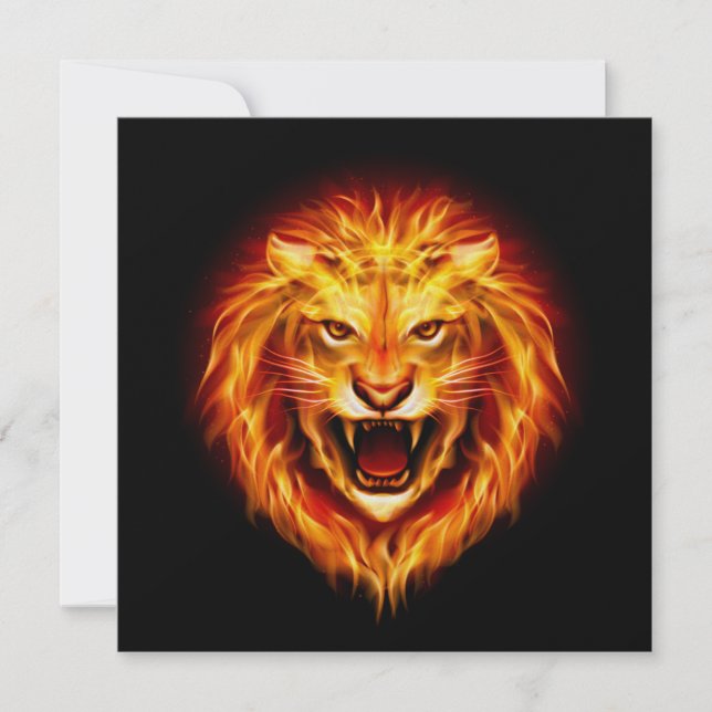 Convite para leões negros - SRF (Frente)