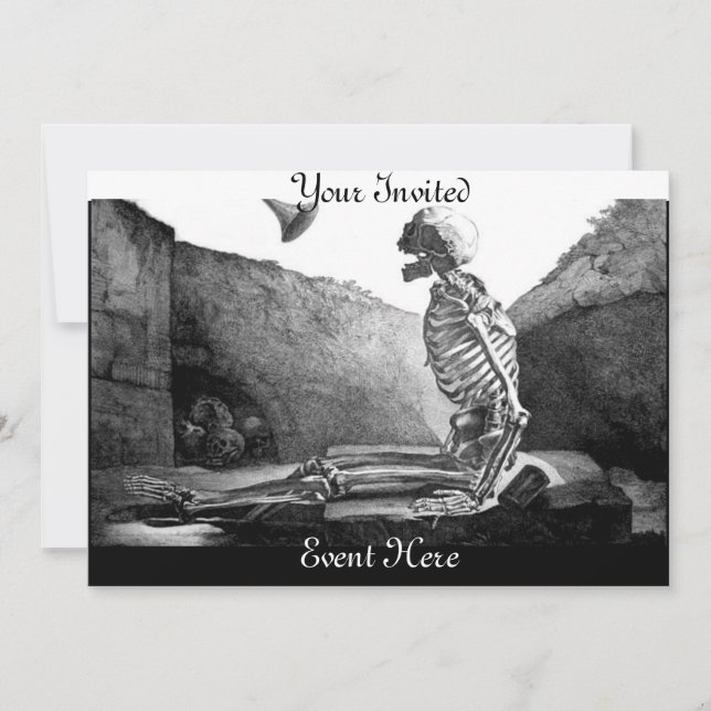 Convite para levantar Morto (Frente)