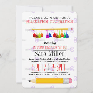 Convite Para Licenciamento De Professores De Lápi