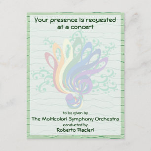 Convite para Limpar Buquê Concert