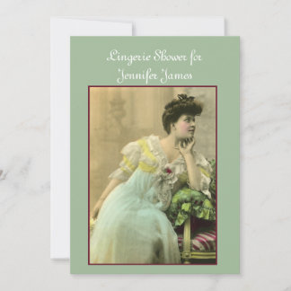 Convite para Lingerie Vintage