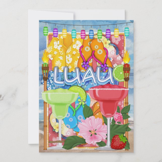 Convite para Luau por SRF (Frente)
