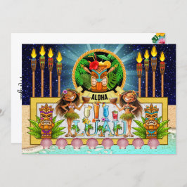 Convite para LUAU - Ver Verso