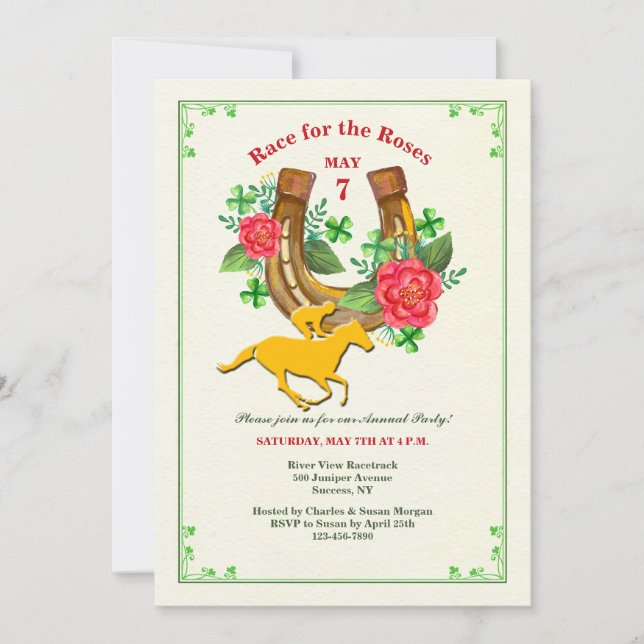 Convite para Lucky Ferradura (Frente)