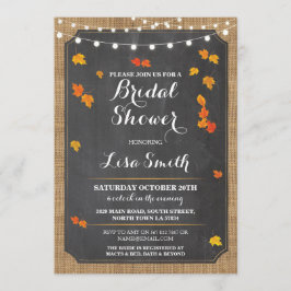 Convite para luzes russas de queda de chá de panel