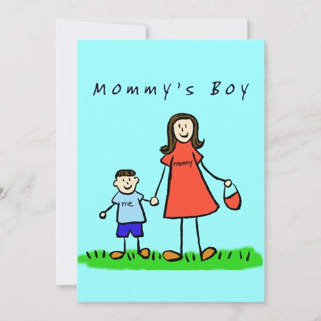 Convite para mamães (Cabelo de Brunette) (Frente)