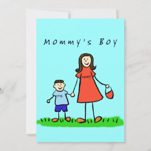 Convite para mamães (Cabelo de Brunette)