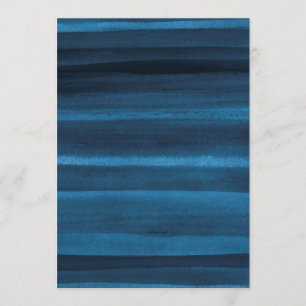 Convite para Marinho Blue Watercolor Ombre