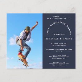 Convite para Marinho de Foto de Orçamento 16º Surp