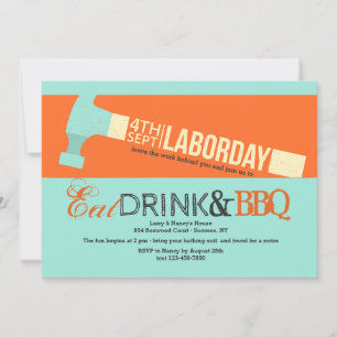 Convite para Martelo no Dia do Trabalho