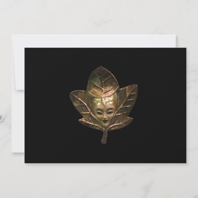 Convite para Máscaras Venetianas (Frente)