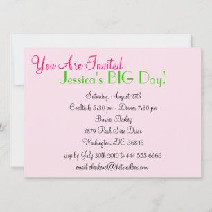 Convite para Meninas Bonito