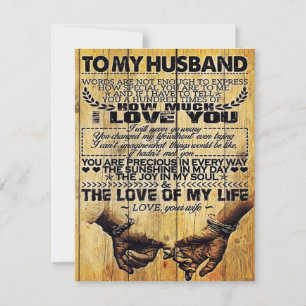 Convite Para Meu Marido Presente para Meu Marido Carta