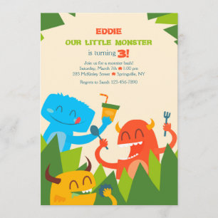 Convite para Monstros Comedores