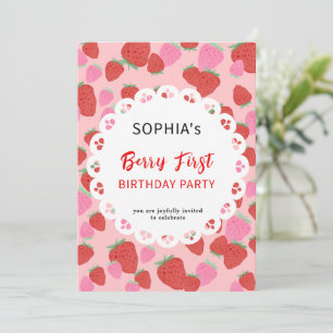 Convite para morango doce