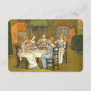 Convite Para Mulheres De Chá De Alto À Tarde