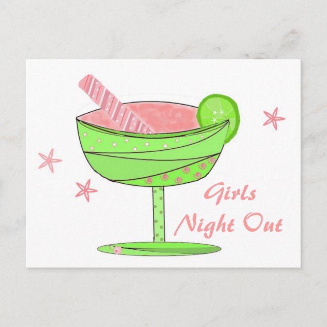 Convite para Noite das Meninas (Frente)