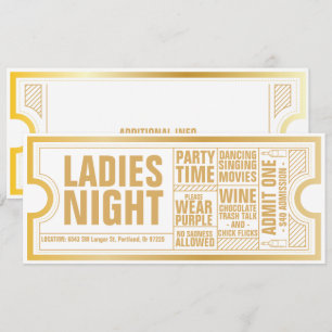 Convite para Noite das Senhoras - Texto totalmente