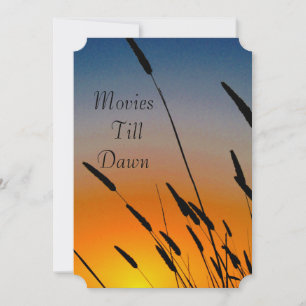 Convite para Noite de Cinema e Jogos