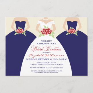 Convite para Noiva e Luncheon para Noiva de Brides