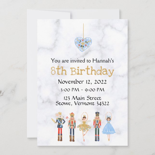 Convite para Noivado de Dezembro (Frente)