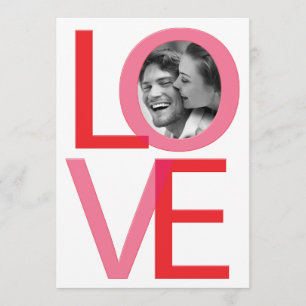 Convite para Noivado de Fotos do Dia de os namorad