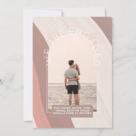 CONVITE PARA NOIVADO FOTOGRÁFICO MODERNO - Cores m