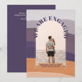 CONVITE PARA NOIVADO FOTOGRÁFICO MODERNO - Cores m