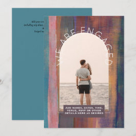 CONVITE PARA NOIVADO FOTOGRÁFICO MODERNO - Cores m