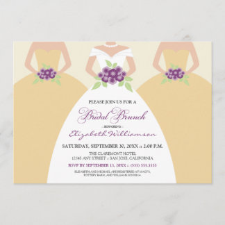 Convite para noivas e damas de Bridesmaids Bridal