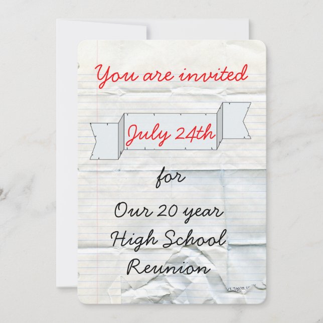 Convite para notebooks e escrita manual (Frente)