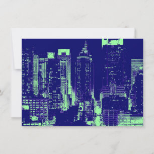 Convite para Nova Iorque de pop Art