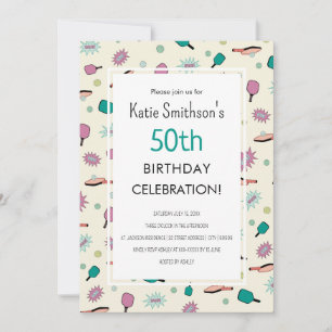 Convite para o 50º aniversário do Festa de Pickleb