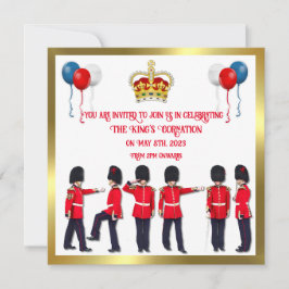 Convite para o almoço de celebração de coroação