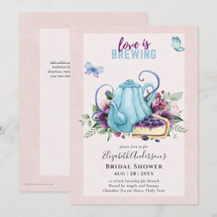 Convite para o almoço do Chá de panela do Tea Po